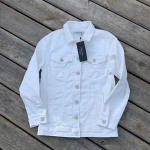 NWT Mavi White Ripped Denim Jacket
